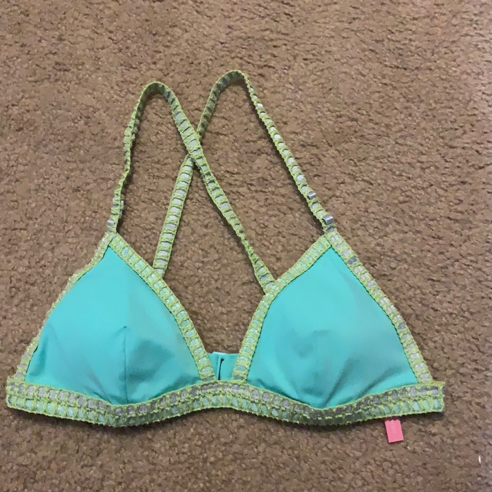 Teal Victoria’s Secret Bikini Top